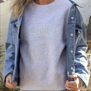Brunette the Label Blonde Varsity Sweater